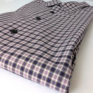 Prada Men's Plaid Dress Shirt